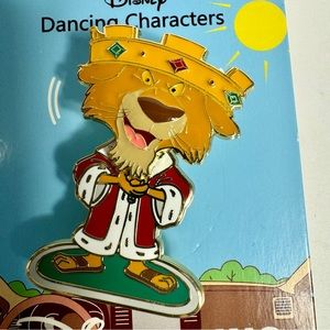 NWT. Disney Pin - Dancing Characters Prince John. Prince John from Robin Hood